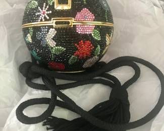 Judith Lieber crystal minaudiere.