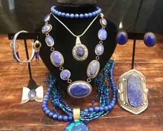 Lapis Lazuli pieces.