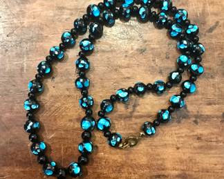 Gorgeous foil glass beads.