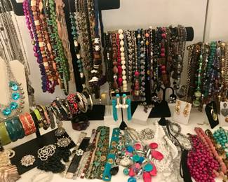 Some of the ten dollar jewelry.