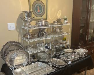 Silver serving pieces for all occassions