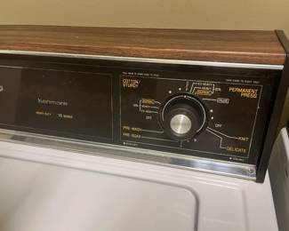 Kenmore washer and dryer