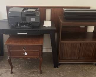 Desks and printers
