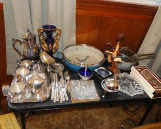 Silverplate, Pots, Flatware