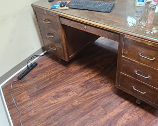 Pedestal desk another view