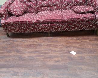 Vintage tufted floral Sofa