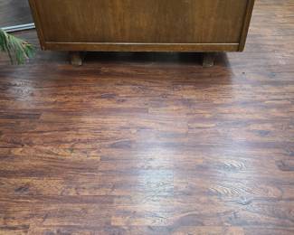 Solid wood pedestal desk 2