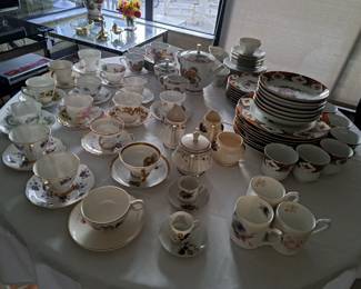 Cups and china collections