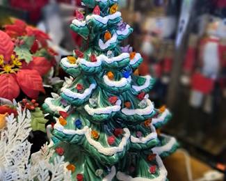 Vintage ceramic Christmas tree