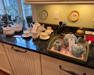 Tiffany and Co Tea set (right side)
Wedgwood Tea set (left side)