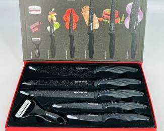 The Gooddove 6‑Piece Knife Set (SG‑9200) offers a marble-coated stainless steel design that’s both stylish and affordable, making it ideal for all your everyday cooking needs. 