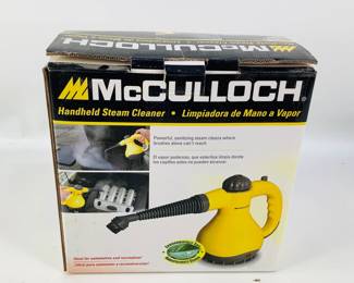 The McCulloch MC1226 is a compact handheld steam cleaner that uses pressurized steam to remove dirt, grease, and stains from multiple surfaces, featuring a lightweight design and a set of versatile attachments.