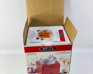 This Bella 1.5Qt Ice Cream Maker delivers quick, easy homemade ice cream, gelato, sorbet, and frozen yogurt in a lightweight, user-friendly design perfect for small kitchens.