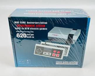 The Classic Games Collection Mini Game Anniversary Edition combines vintage charm with modern convenience, offering 620 built-in 8-bit games, including Mario, Zelda, Mega Man, and Super Contra, for seamless plug-and-play fun. 