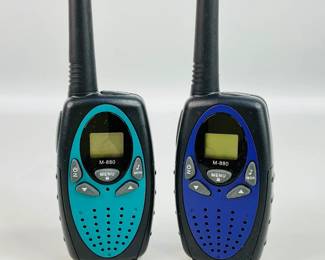 Pair of Family Travel walkie-talkies, model: M-880, untested.