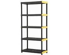 A HDX 5 shelf Storage unit measuring H 74" x W 36" x D 18". Appears to be new. 