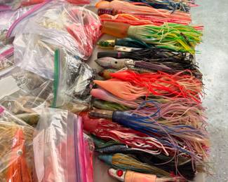 An abundance of Salt water lures 
