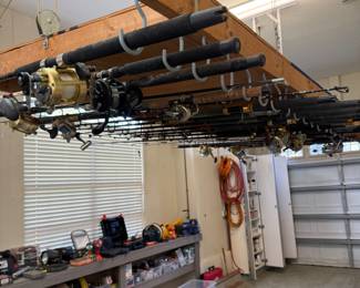 Salt water rods, reels, and lures