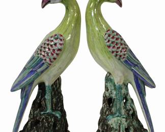 Chinese Enamel Birds