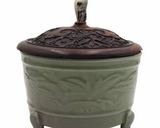 Chinese Celadon Incense Burner