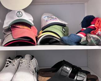 BIRKENSTOCK MENS SANDLES, HATS