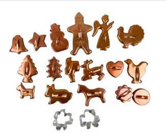 Collection Of Metal Cookie Cutters