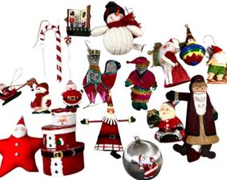 Collection Of Christmas Ornaments