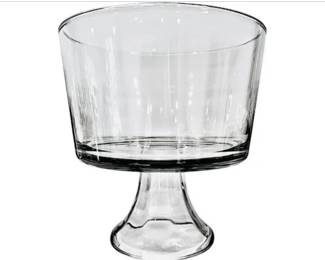 Glass Trifle Pedestal Base Serving Piece By Anchor Hocking