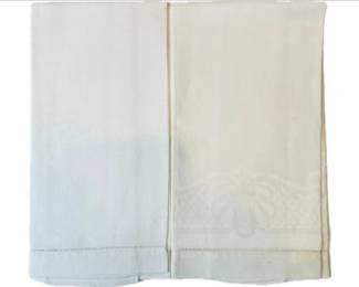 Vintage Damask Hand Linens