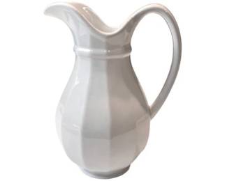 Pfaltzgraff Heritage White Ceramic Pitcher