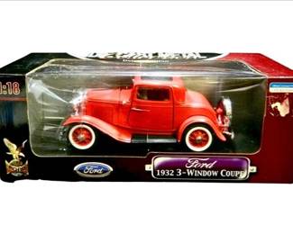 Ford 1932 3-Window Coupe/ Die Cast Metal Collection
