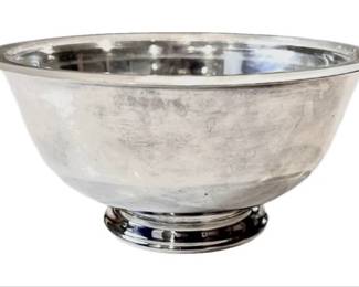 Reed & Barton Silverplate 6.5" Revere Bowl With Plastic Liner