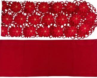 Two Christmas Table Runners