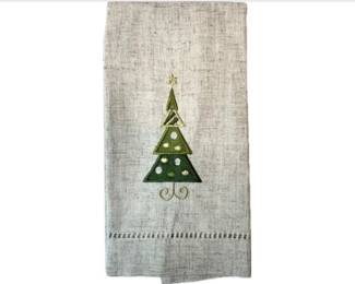 Embroidered Christmas Linen