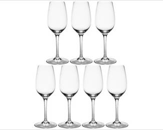 William Yeoward Crystal Wine Glasses - Olympia Pattern - White Wine - Signed