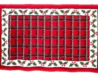 Holiday Christmas Entryway Rug