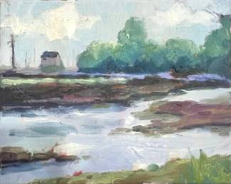 Original Oil Painting On Canvas - Attributed To Britt Bair