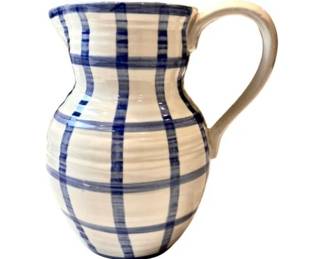 Ceramic Pitcher- Signed "Country Living Dry Goods"