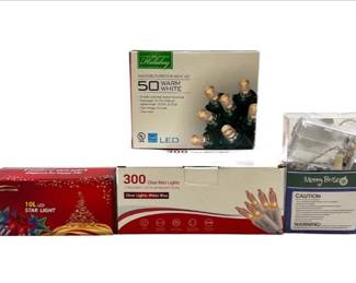 New! Unused! Assorted Christmas Lights