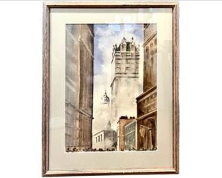 Original Watercolor Painting By "Joseph Whitney" - Signed 