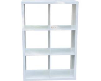 6 Cube Storage Organizer - White