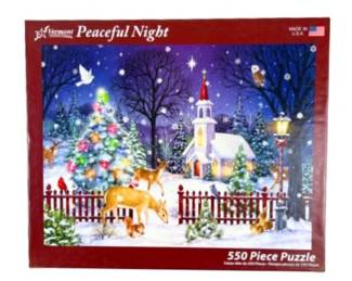 Vermont Christmas Company Peaceful Night Puzzle