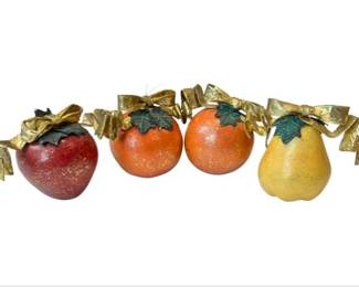 Christmas Ornaments By Silvestri - Sugared Fruit - Nice Quality