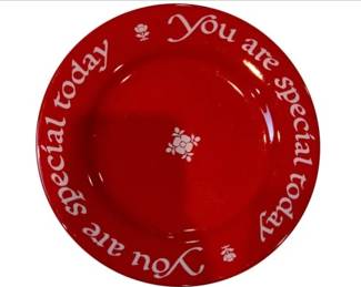 Waechtersbach, Germany - You Are Special Today Red Plate