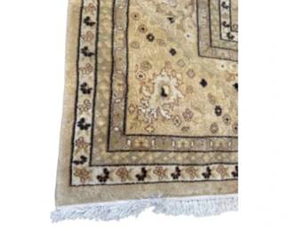 Vintage Turkish Oushak Area Rug - Hand Knotted - 8x10 Ft - Neutral Palette