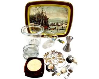 Collection Of Vintage Barware