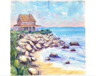 Original Oil Painting On Canvas - Attributed To Britt Bair