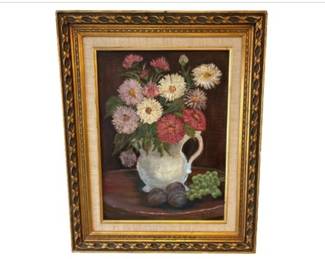 Original Still Life Painting Signed IF 81