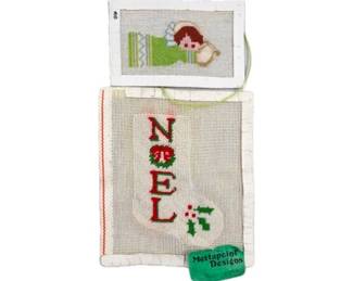 Christmas Ornaments Needlepoint Canvases