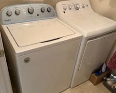 Washer and Dryer 